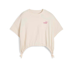 PUMA Cropped White Kids T-Shirt - Supersports Thailand