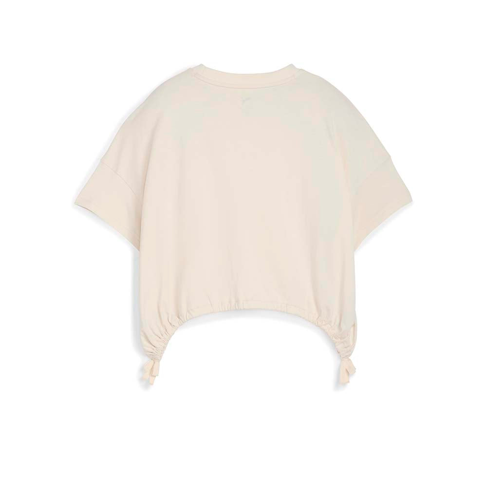PUMA Cropped White Kids T-Shirt - Supersports Thailand