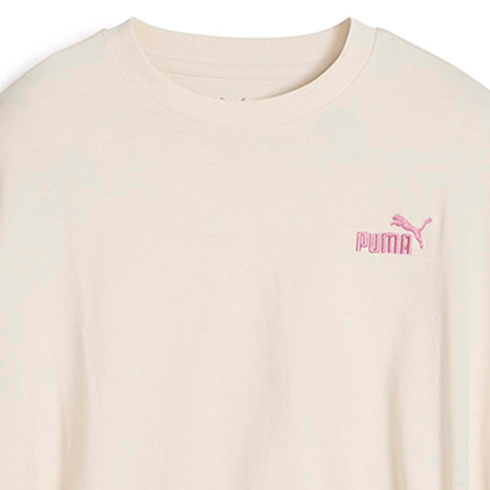 PUMA Cropped White Kids T-Shirt - Supersports Thailand Supersports Thailand