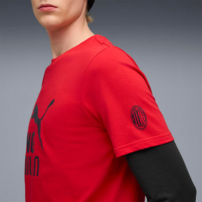 PUMA AC Milan King Logo เสื้อยืดผู้ใหญ่