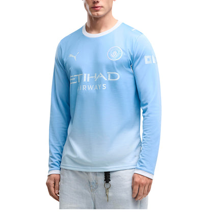 PUMA Men's Manchester City Home Replica 2025/26 Long Sleeve Jersey - Supersports Thailand