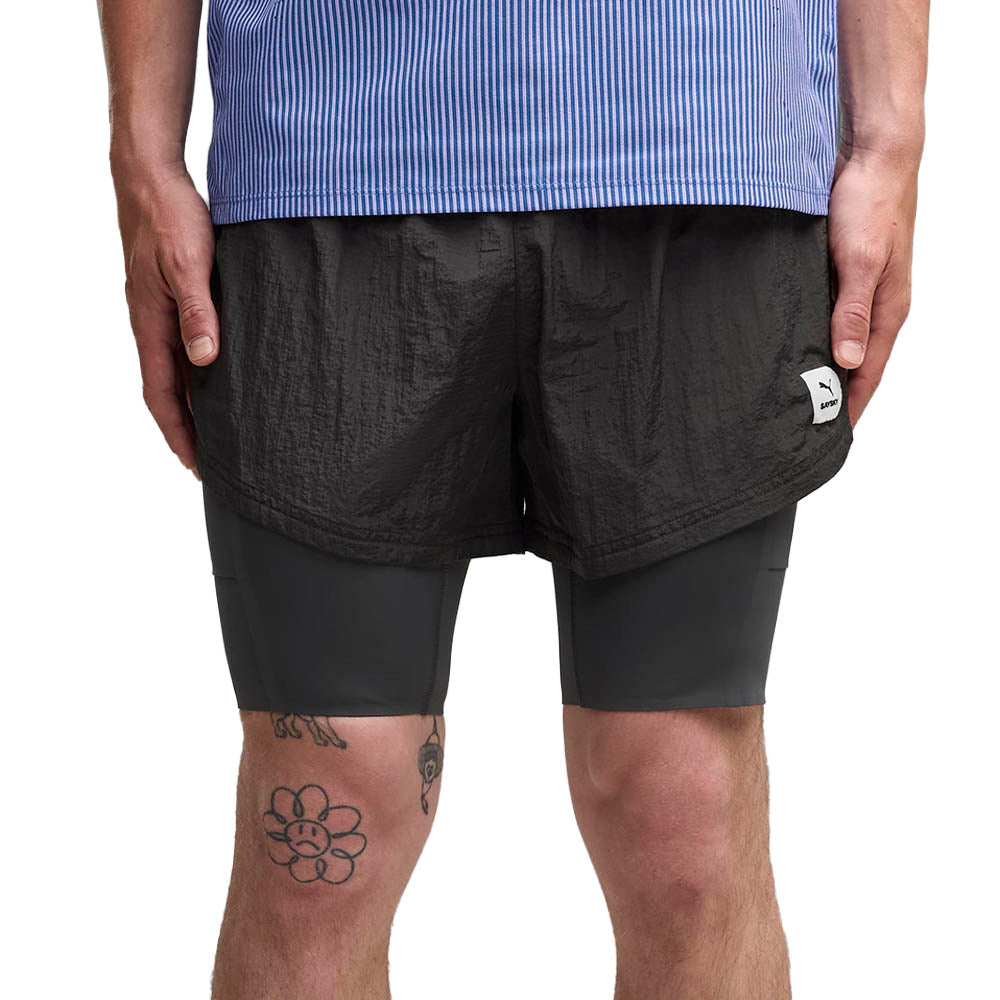 PUMA x SAYSKY 2-in-1 9" Men's Running Shorts Supersports Thailand