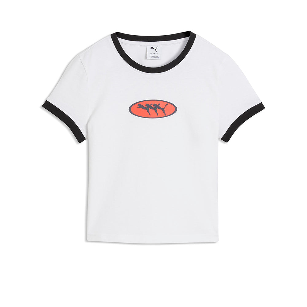 PUMA Future Archive Graphic Ringer Women's T-Shirt - Supersports Thailand Supersports Thailand