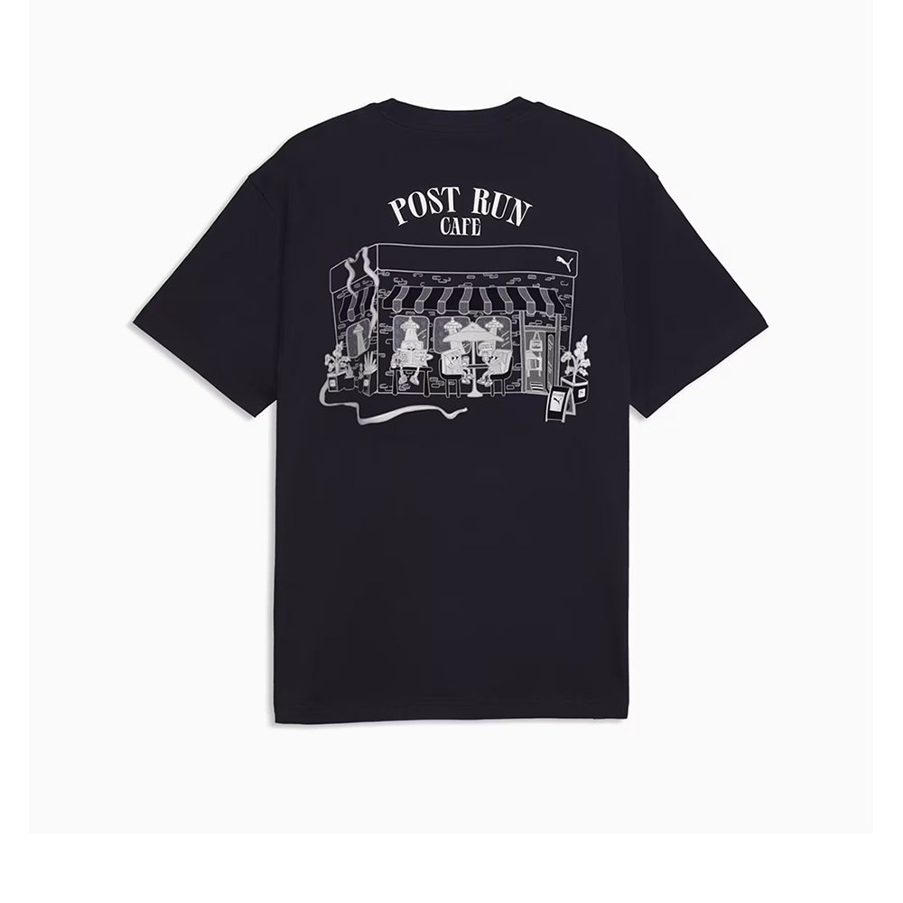 PUMA Graphic Cafe Relaxed เสื้อยืดผู้ชาย Supersports Thailand