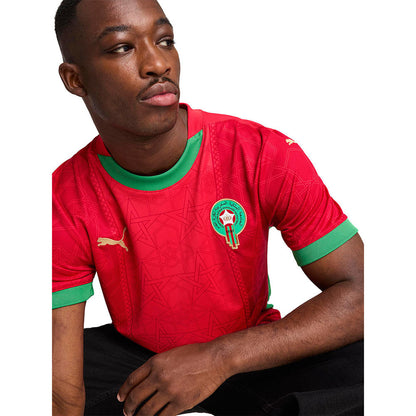 PUMA เสื้อแข่งผู้ชายทีมโมรอคโค ชุดเหย้า ฤดูกาล 2025