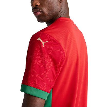PUMA เสื้อแข่งผู้ชายทีมโมรอคโค ชุดเหย้า ฤดูกาล 2025