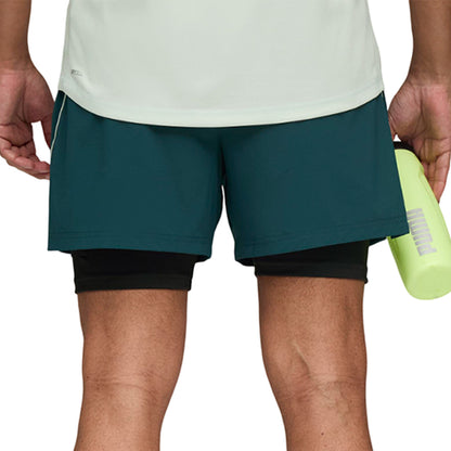 PUMA Velocity 2-in-1 กางเกงออกกำลังกายขาสั้นผู้ชาย