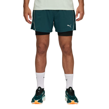 PUMA Velocity 2-in-1 กางเกงออกกำลังกายขาสั้นผู้ชาย