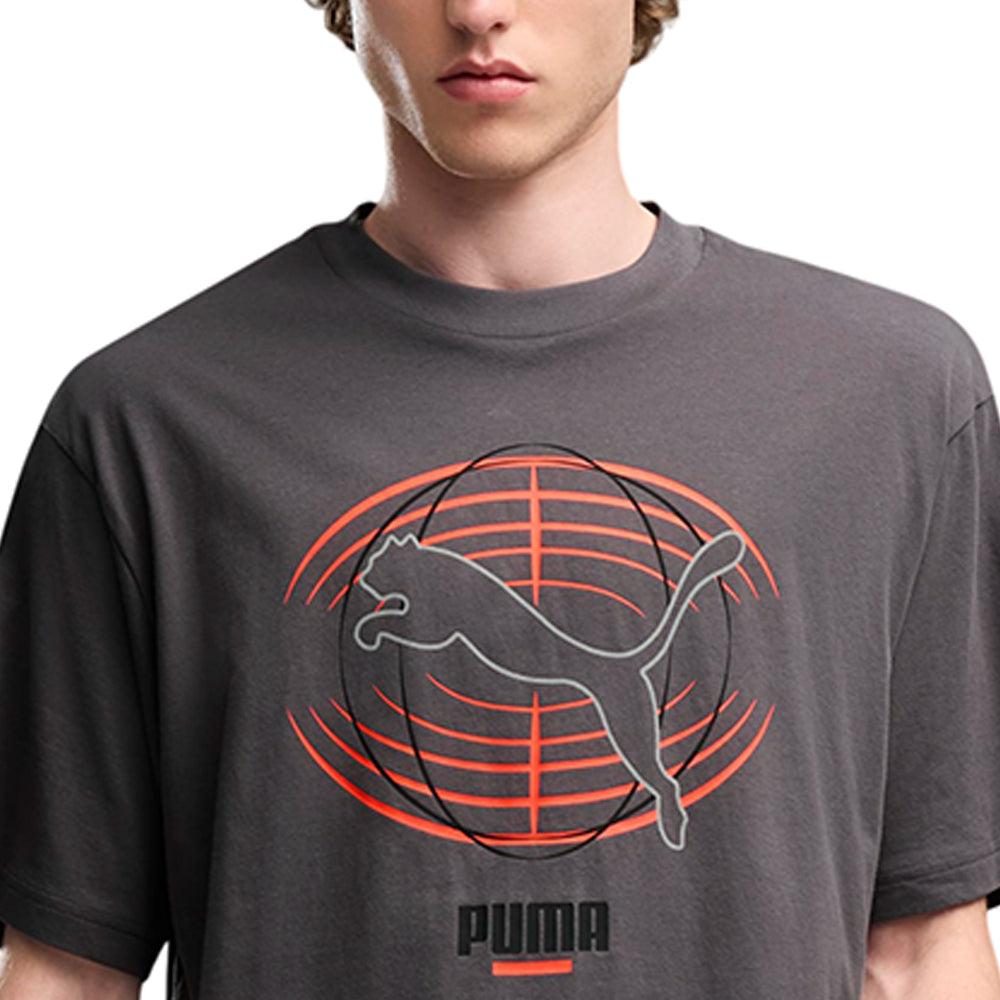 PUMA Pumatech Relaxed Graphic เสื้อยืดผู้ชาย Supersports Thailand