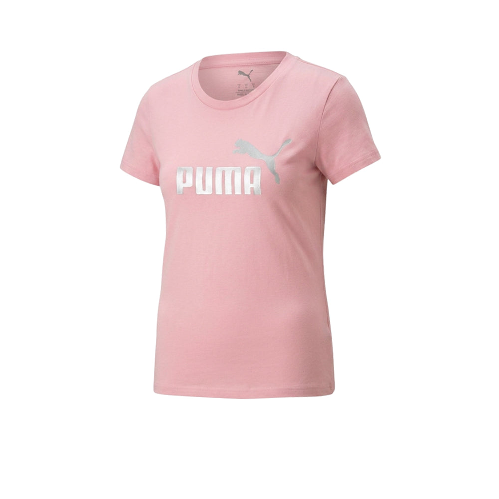 PUMA Essentials Metallic Logo Women's T-Shirt - Supersports Thailand