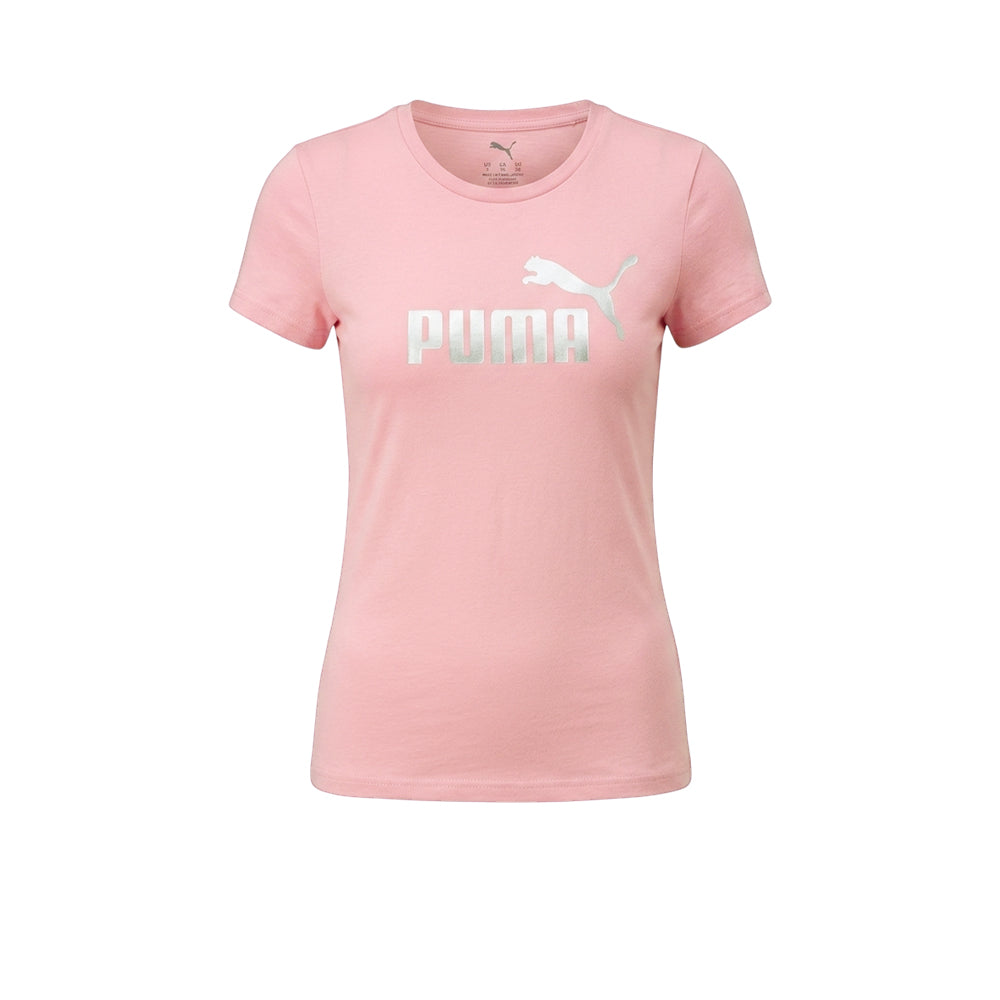 PUMA Essentials Metallic Logo Women's T-Shirt - Supersports Thailand