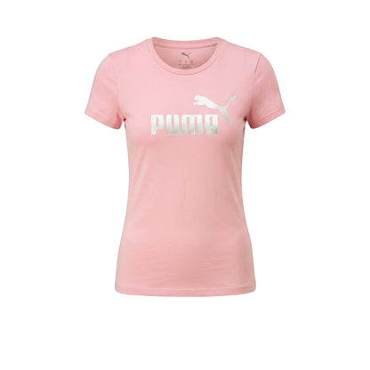 PUMA Essentials Metallic Logo Women's T-Shirt - Supersports Thailand