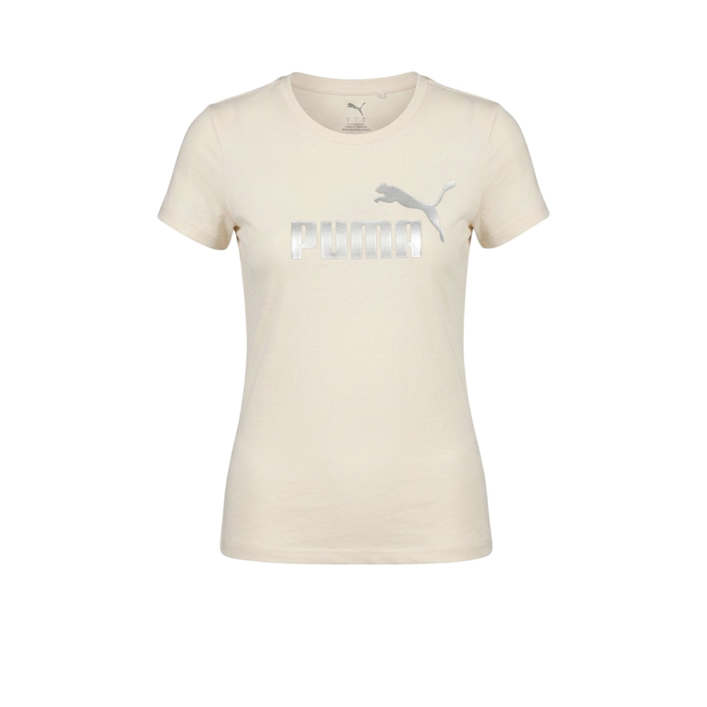 PUMA Essentials Metallic Logo Women's T-Shirt - Supersports Thailand