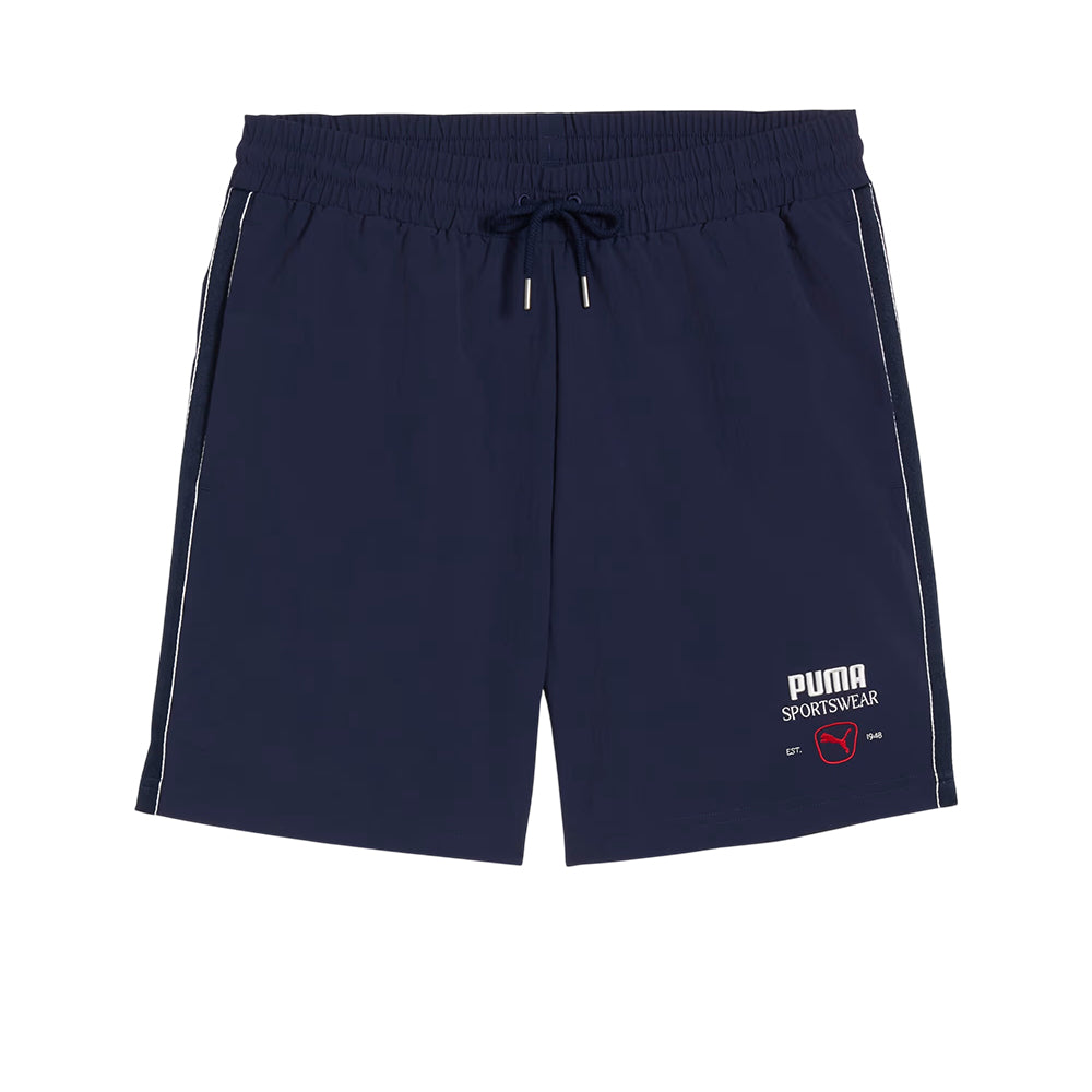 PUMA Class Graphic 6" Woven กางเกงลำลองขาสั้นผู้ชาย Supersports Thailand
