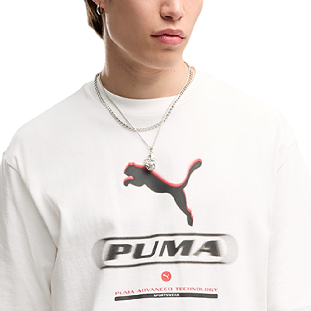 PUMA Sport Boxy Street Graphic Men's T-Shirt Supersports Thailand