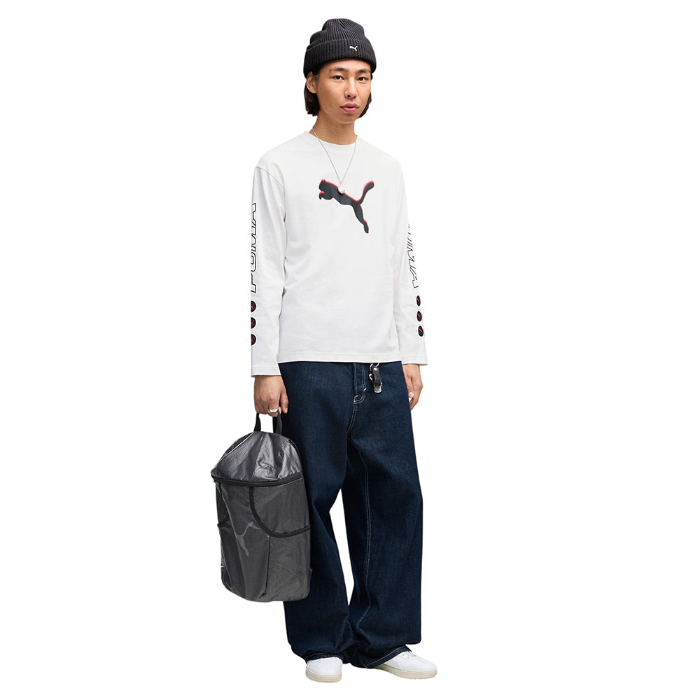 PUMA Sport Boxy Street Long Sleeve เสื้อยืดผู้ชาย Supersports Thailand