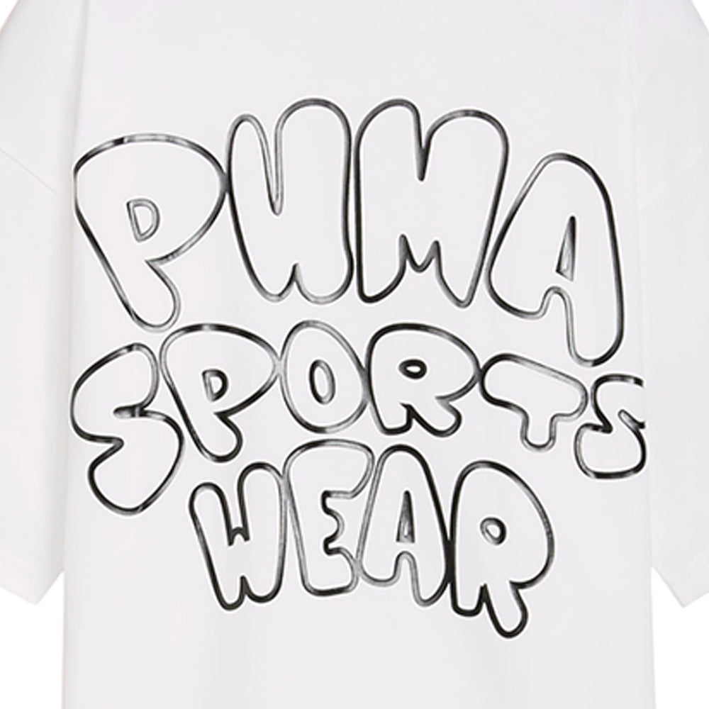 PUMA Oversized Graphic เสื้อยืดเด็ก Supersports Thailand