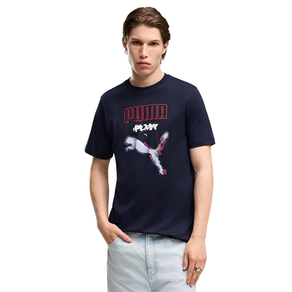 PUMA Graphics Cyber PUMA Men's T-Shirt Supersports Thailand