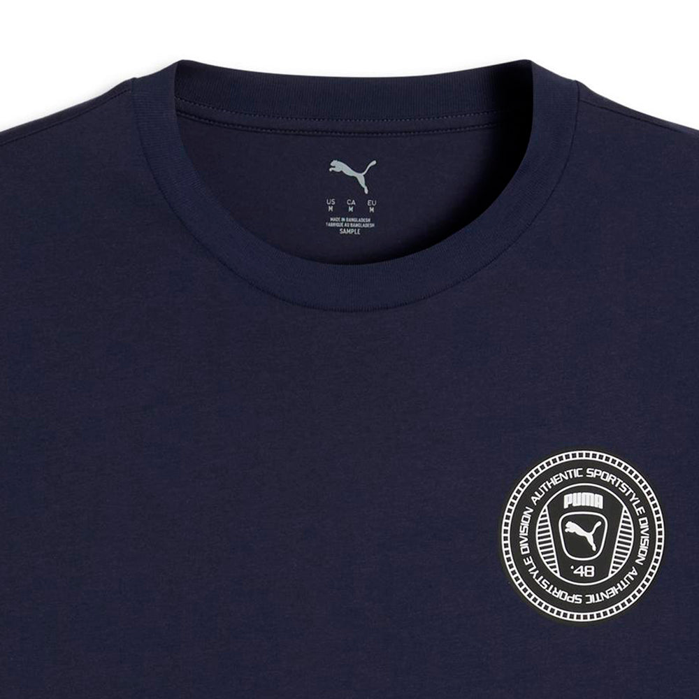PUMA Graphics Relaxed Badge Men's T-Shirt Supersports Thailand