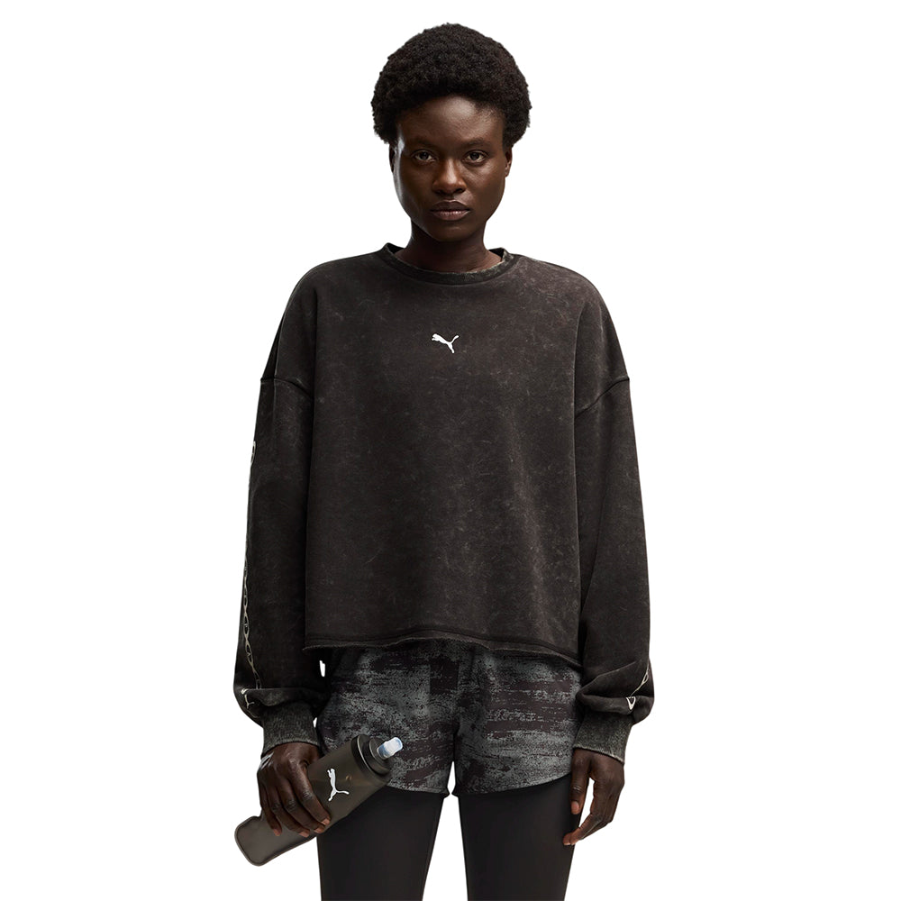 PUMA Run Culture Collective Oversized เสื้อลำลองแขนยาวผู้หญิง Supersports Thailand