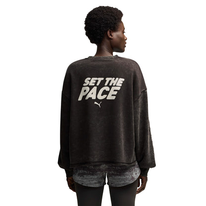 PUMA Run Culture Collective Oversized เสื้อลำลองแขนยาวผู้หญิง