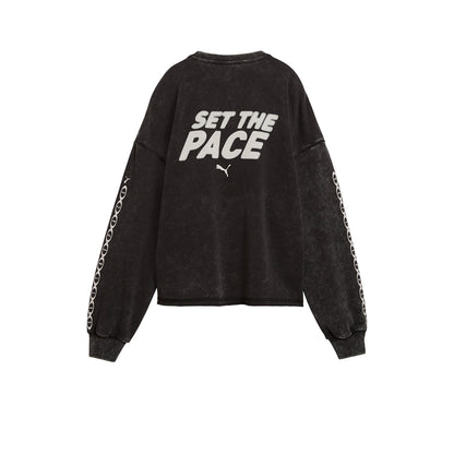 PUMA Run Culture Collective Oversized เสื้อลำลองแขนยาวผู้หญิง