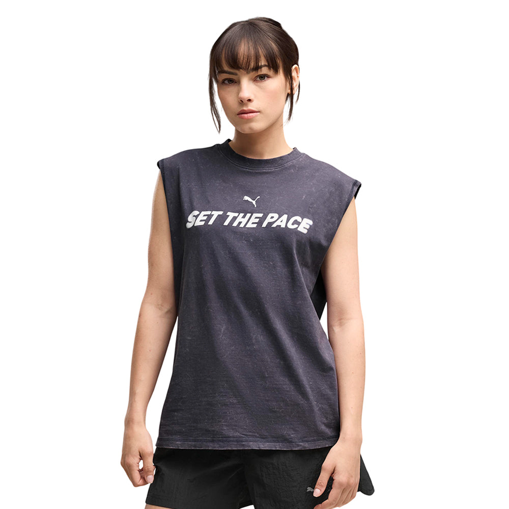 PUMA Run Culture Collective Washed Women's Running Tank Supersports Thailand