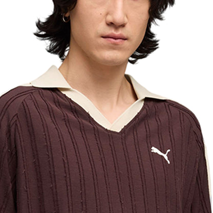 PUMA T7 Relaxed Long Sleeve Men's Polo Shirts - Supersports Thailand