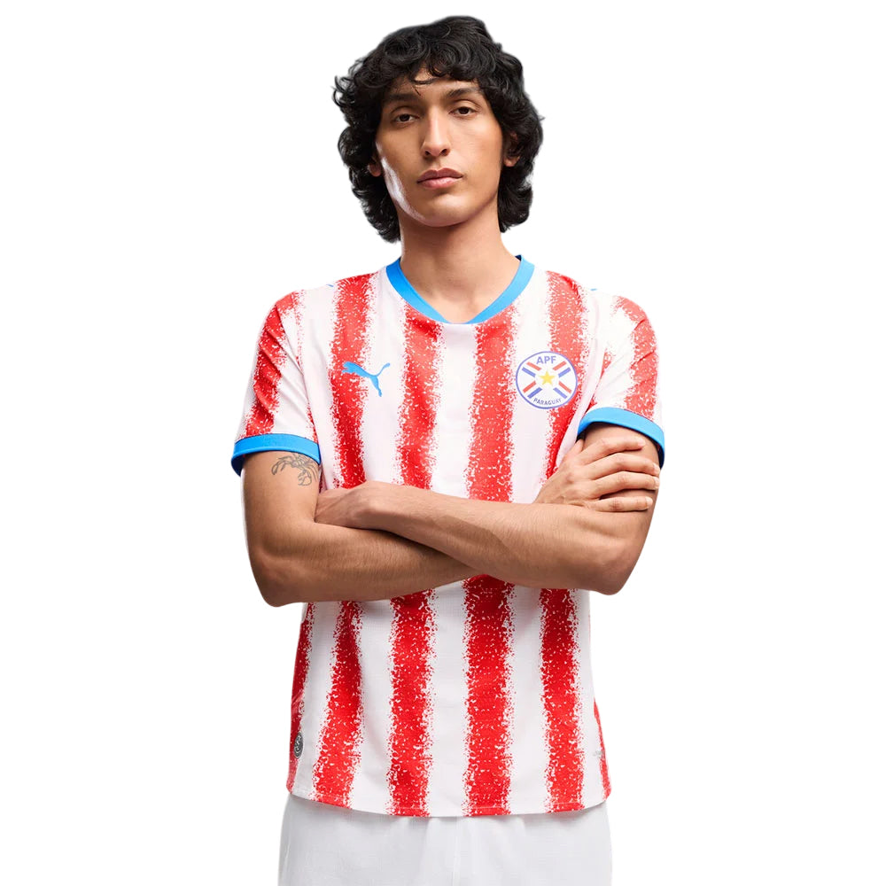 PUMA Men's Paraguay Home Authentic Jersey - Supersports Thailand