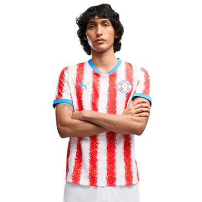 PUMA Men's Paraguay Home Authentic Jersey - Supersports Thailand
