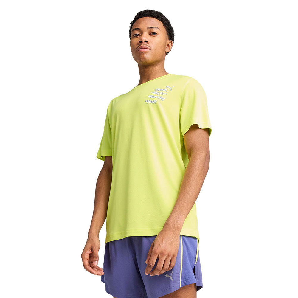 PUMA Graphics Slogan เสื้อวิ่งผู้ชาย