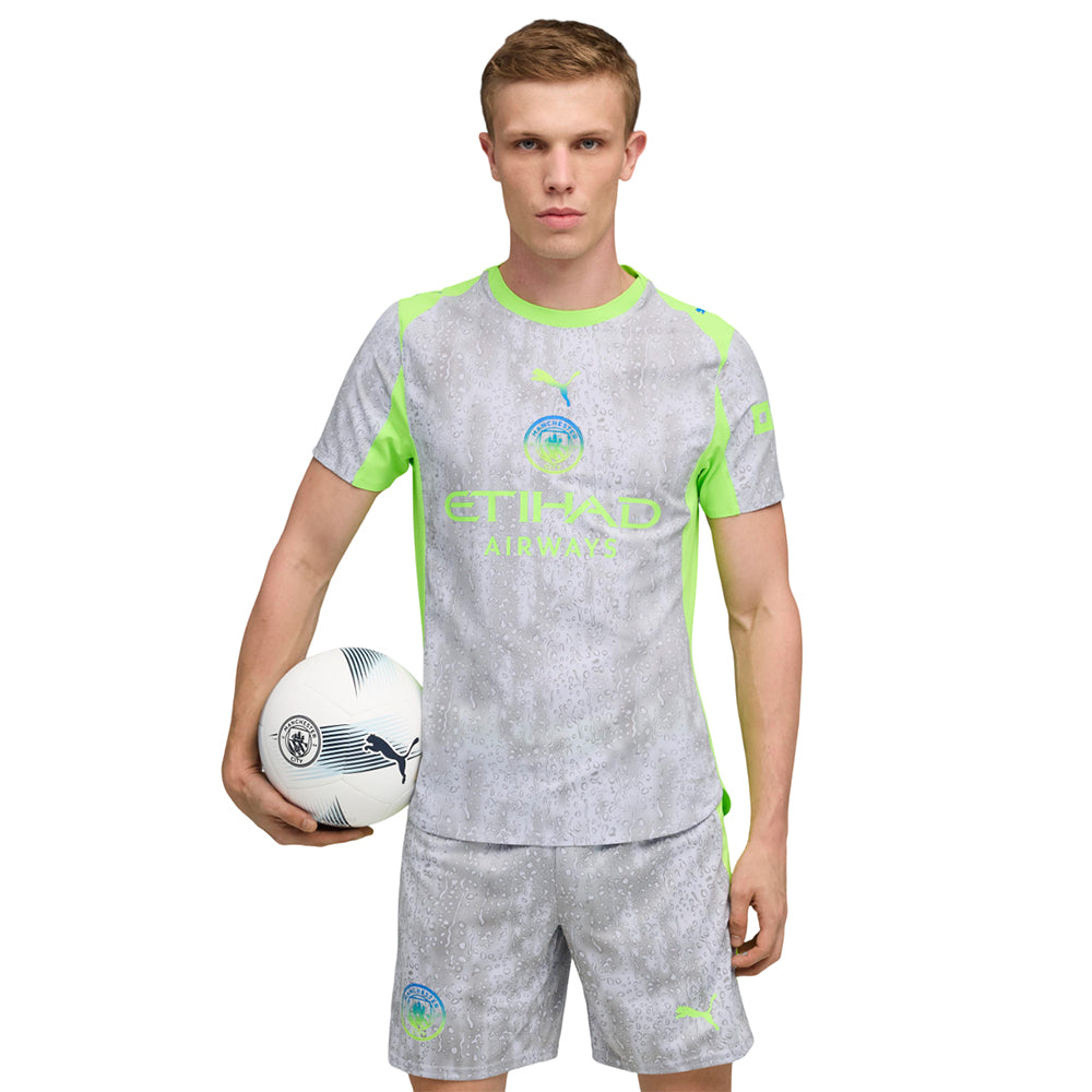 PUMA เสื้อแข่งผู้ชายทีมแมนเชสเตอร์ซิตี ชุดที่สาม เกรด Authentic ฤดูกาล 2025/26
