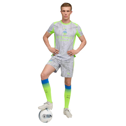 PUMA เสื้อแข่งผู้ชายทีมแมนเชสเตอร์ซิตี ชุดที่สาม เกรด Authentic ฤดูกาล 2025/26