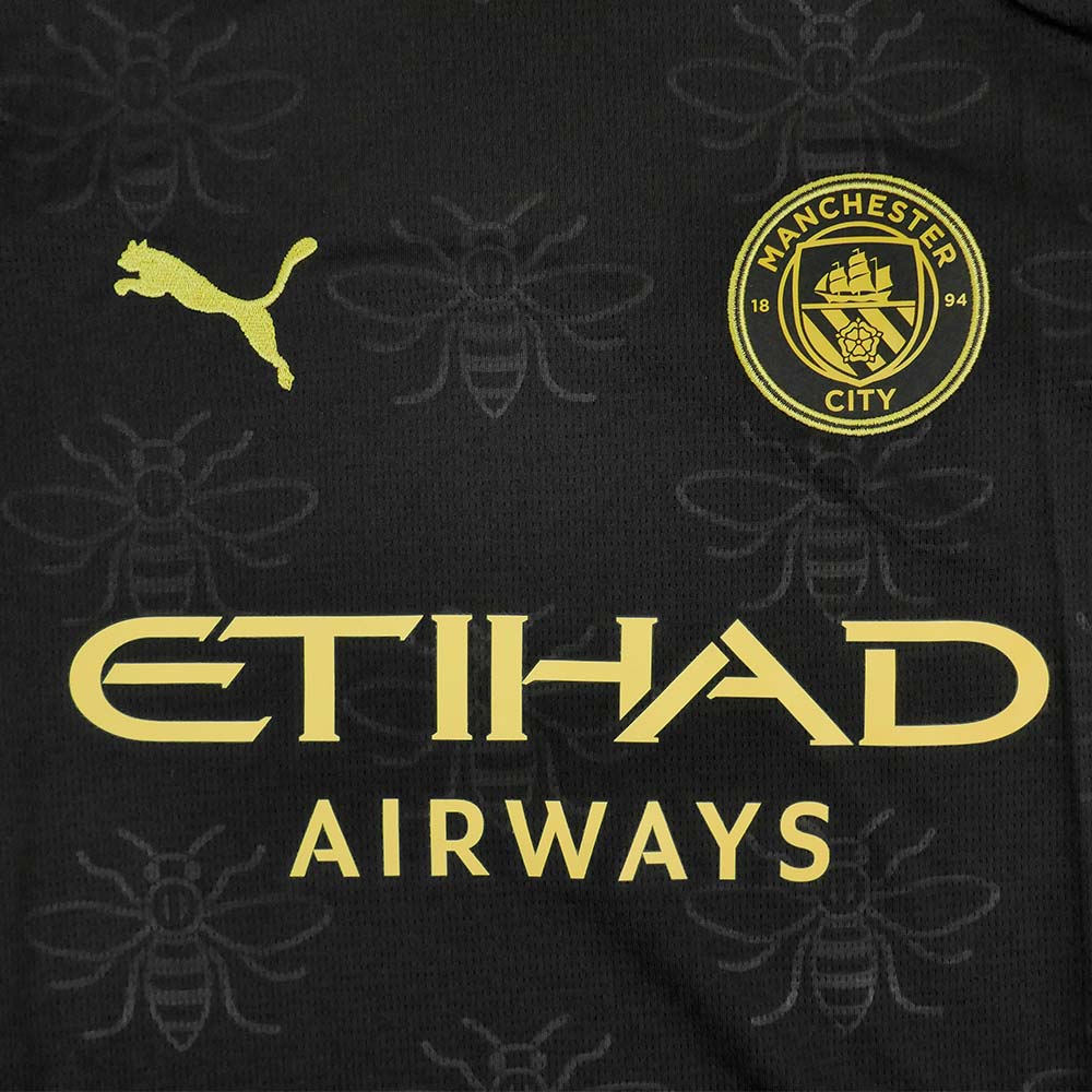 PUMA เสื้อแข่งเด็กผู้ชายทีมแมนเชสเตอร์ ซิตี้ ชุดเยือน เกรด Replica ฤดูกาล 2026/27 Supersports Thailand