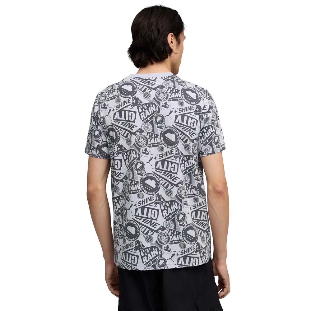 PUMA Manchester City FtblCulture All-Over Print เสื้อยืดฟุตบอลผู้ชาย