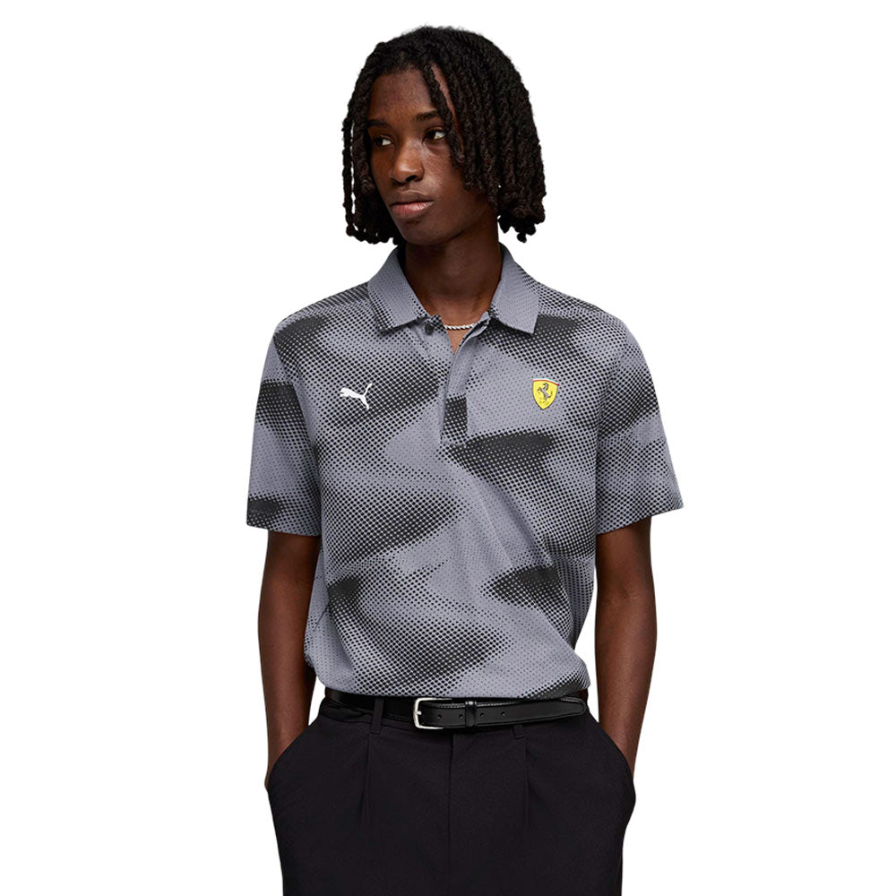 PUMA Scuderia Ferrari All-Over-Printed Men's Polo Shirt - Supersports Thailand Supersports Thailand