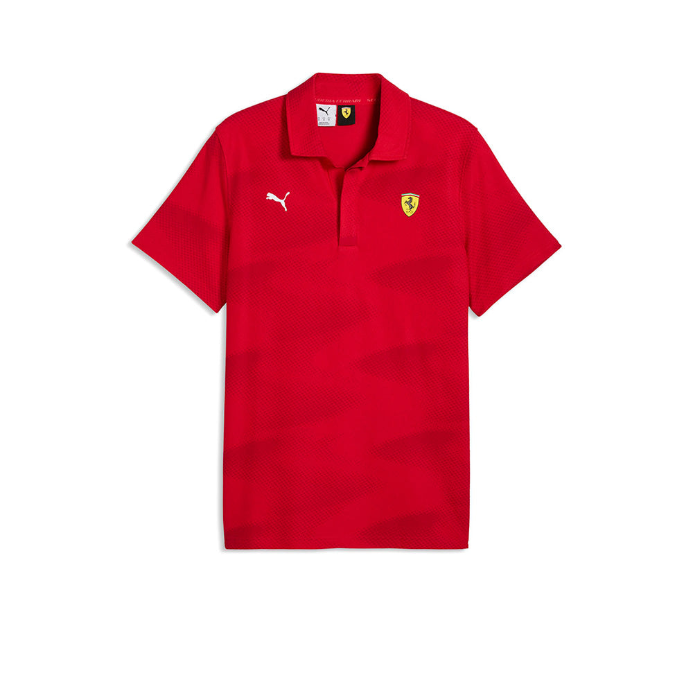 PUMA Scuderia Ferrari All-Over-Printed Men's Polo Shirt - Supersports Thailand Supersports Thailand