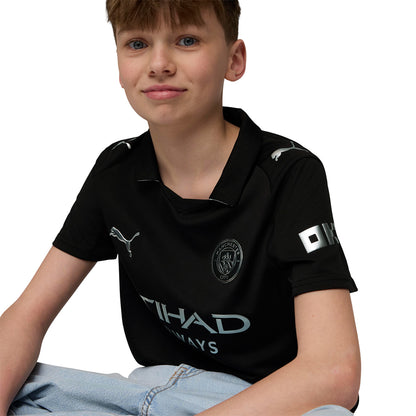 PUMA เสื้อแข่งเด็กผู้ชายทีมแมนเชสเตอร์ซิตี้ ชุดเยือน ฤดูกาล 2025/26