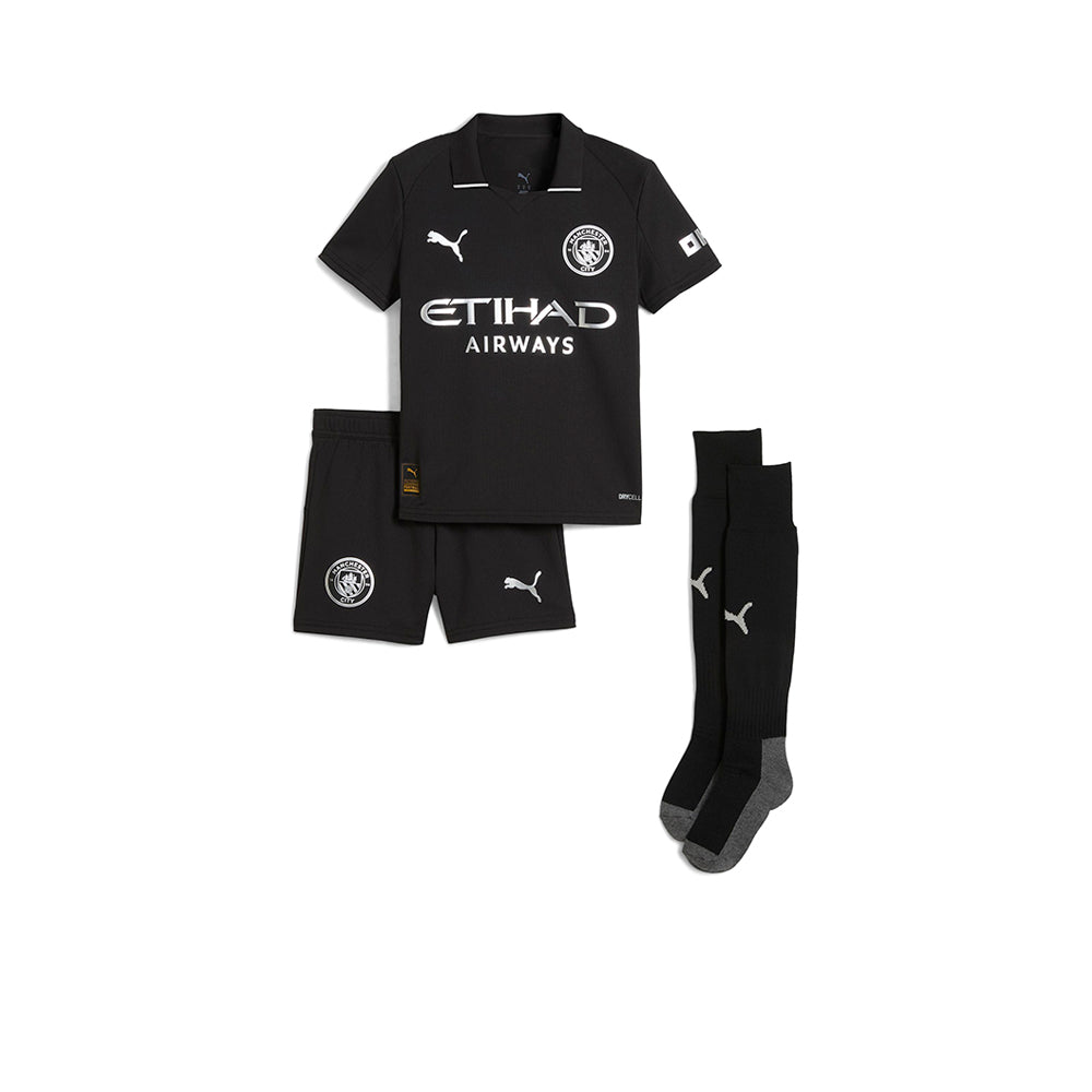 PUMA ชุดแข่งเด็กผู้ชายทีมแมนเชสเตอร์ซิตี้ ชุดเยือน ฤดูกาล 2025/26