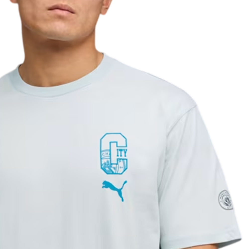 PUMA Manchester City FtblCulture Men's T-Shirt - Supersports Thailand Supersports Thailand
