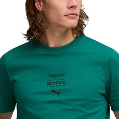 PUMA X Aston Martin Aramco F1® Team Essentials Logo Men's T-Shirt - Supersports Thailand