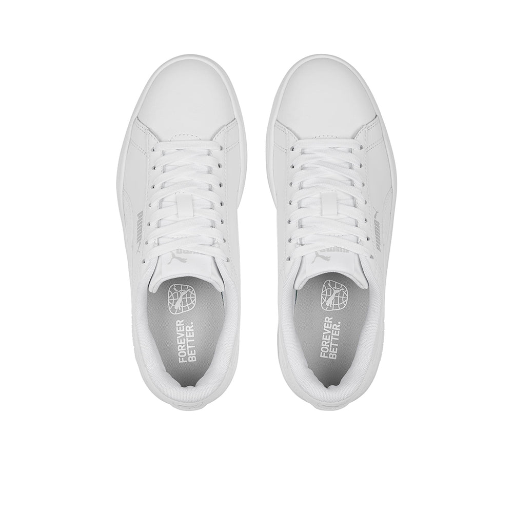 PUMA Smash 3.0 Leather Kids Lifestyle Shoes - Supersports Thailand