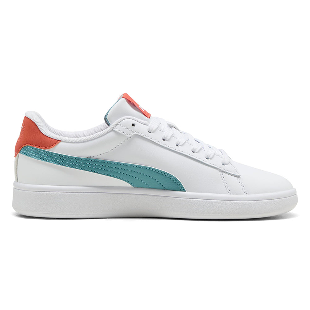 PUMA Smash 3.0 Leather Kids Lifestyle Shoes - Supersports Thailand