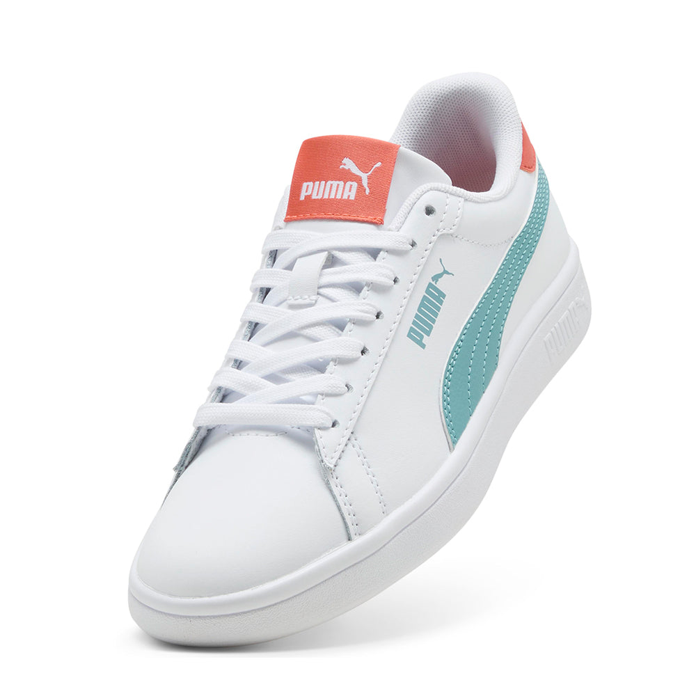 PUMA Smash 3.0 Leather Kids Lifestyle Shoes - Supersports Thailand