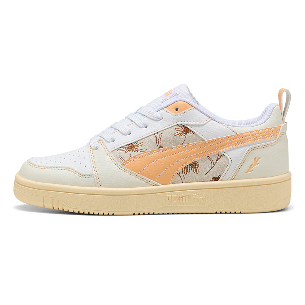 PUMA Rebound V6 Low Crafted Flowers Unisex Lifestyle Shoes - Supersports Thailand