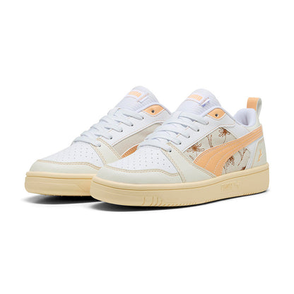 PUMA Rebound V6 Low Crafted Flowers Unisex Lifestyle Shoes - Supersports Thailand