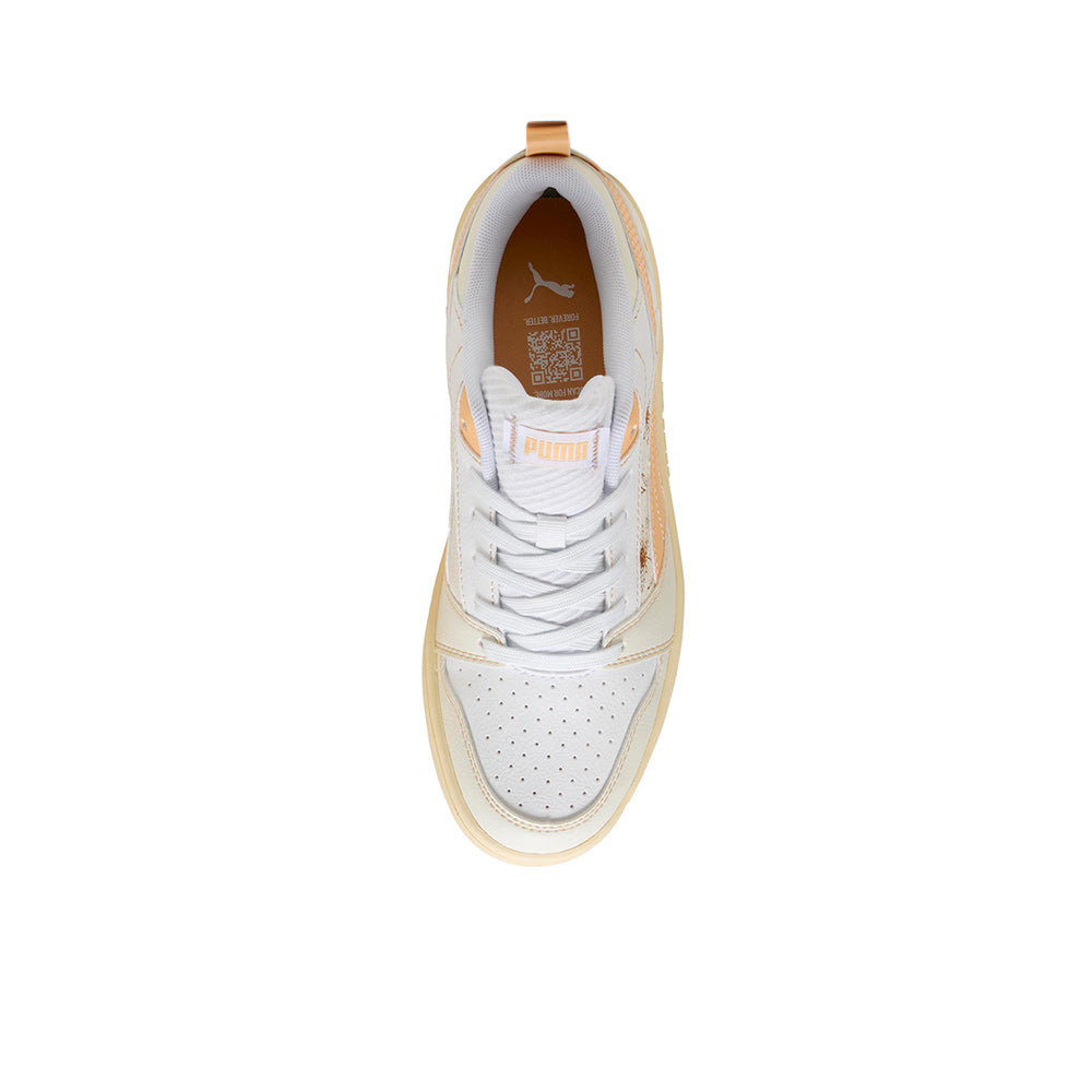 PUMA Rebound V6 Low Crafted Flowers Unisex Lifestyle Shoes - Supersports Thailand