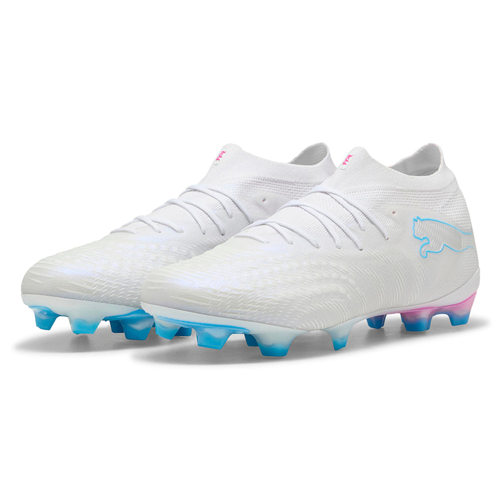 PUMA Future 9 Ultimate White FG รองเท้าฟุตบอลผู้ชาย Supersports Thailand