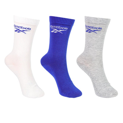 REEBOK Cushion Crew ถุงเท้าผู้ชาย (แพ็ค 3 คู่)