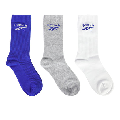 REEBOK Cushion Crew ถุงเท้าผู้ชาย (แพ็ค 3 คู่)